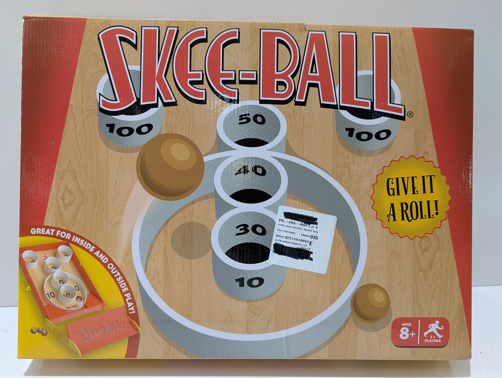 Buffalo Games Skee-Ball Tabletop Arcade Game Wooden Balls Family Party Ages 8+