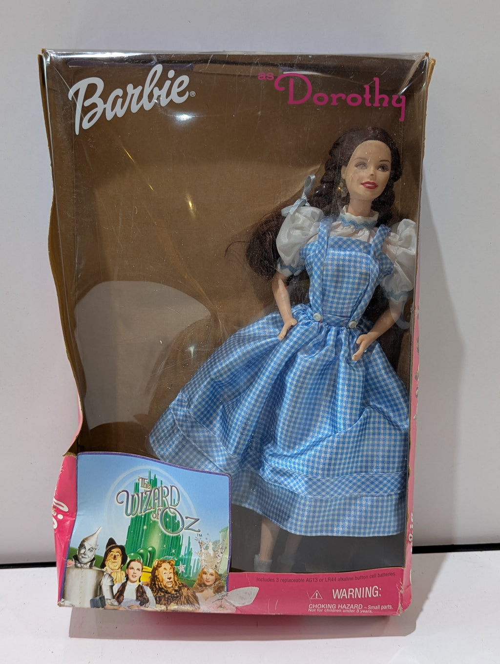 Barbie As Dorothy The Wizard Of Oz Talking Doll Mattel NRFB Collector Display