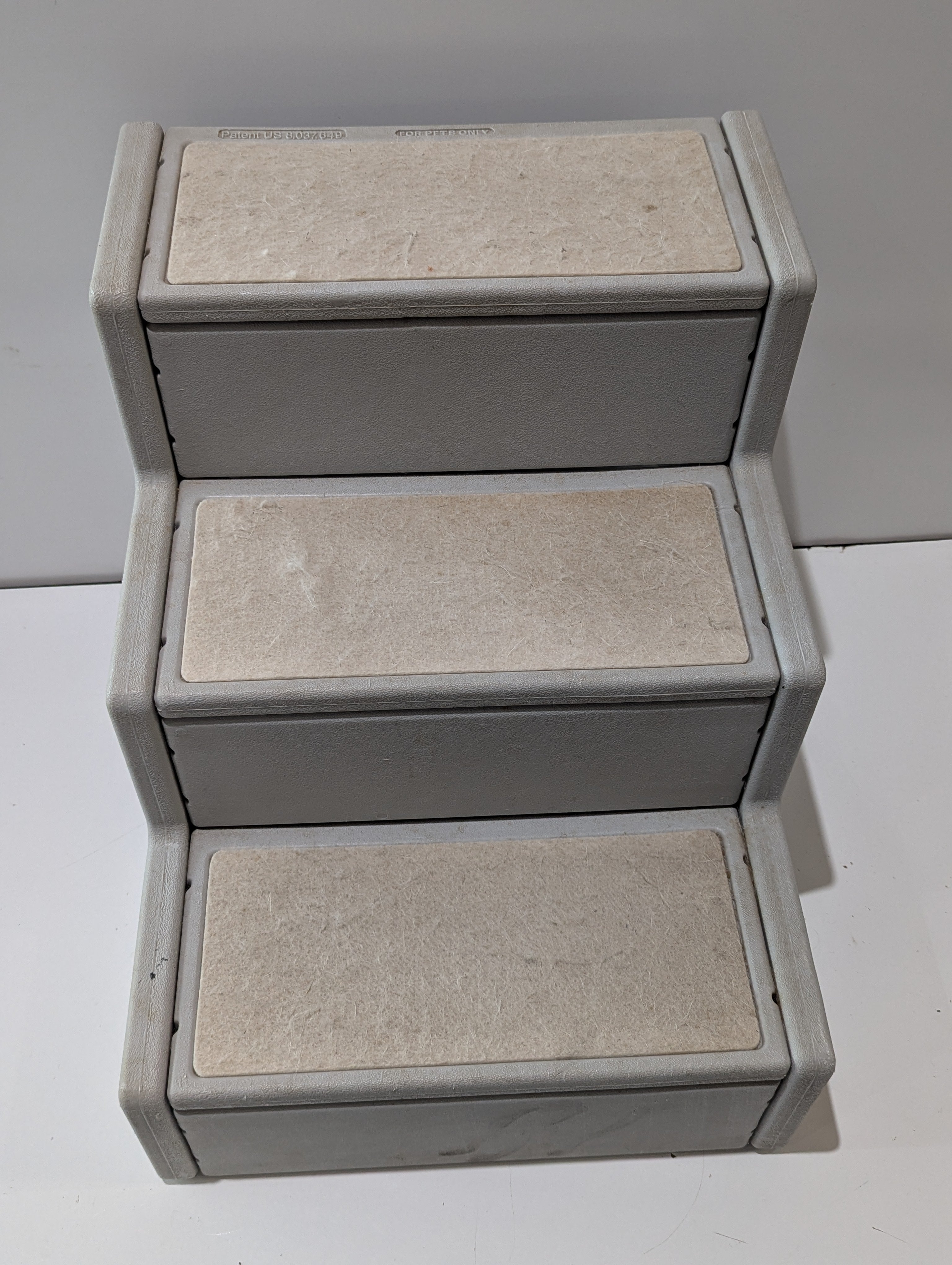 Pet Gear 3 Step Portable Dog Cat Pet Stairs Non Slip Indoor Plastic Step Ramp