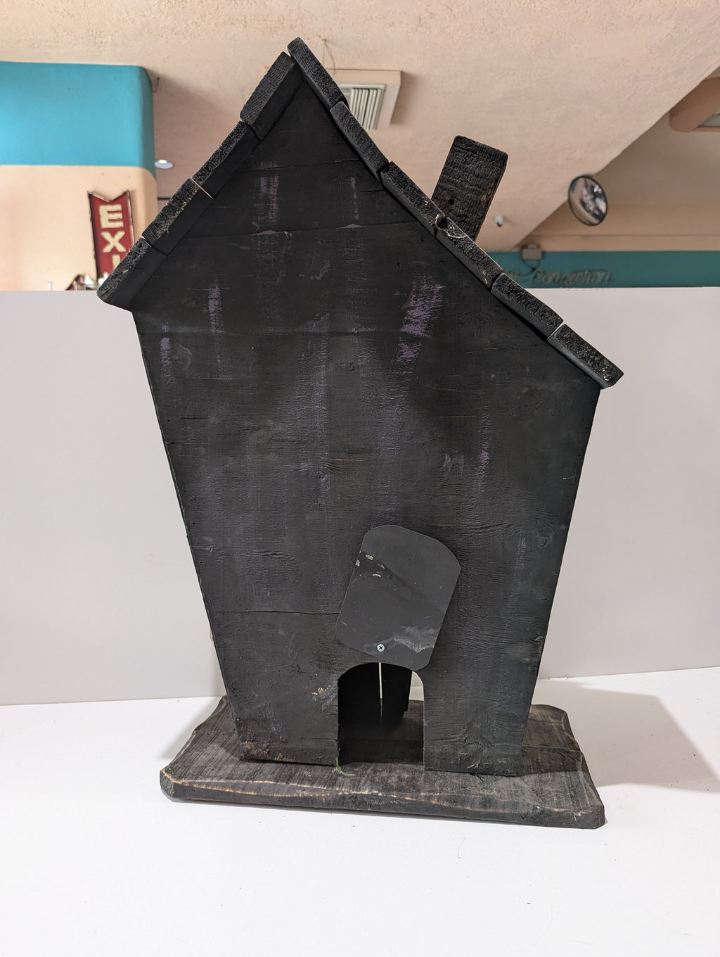 Halloween Haunted House Wooden Birdhouse Gothic Ghost Skull Outdoor Decor