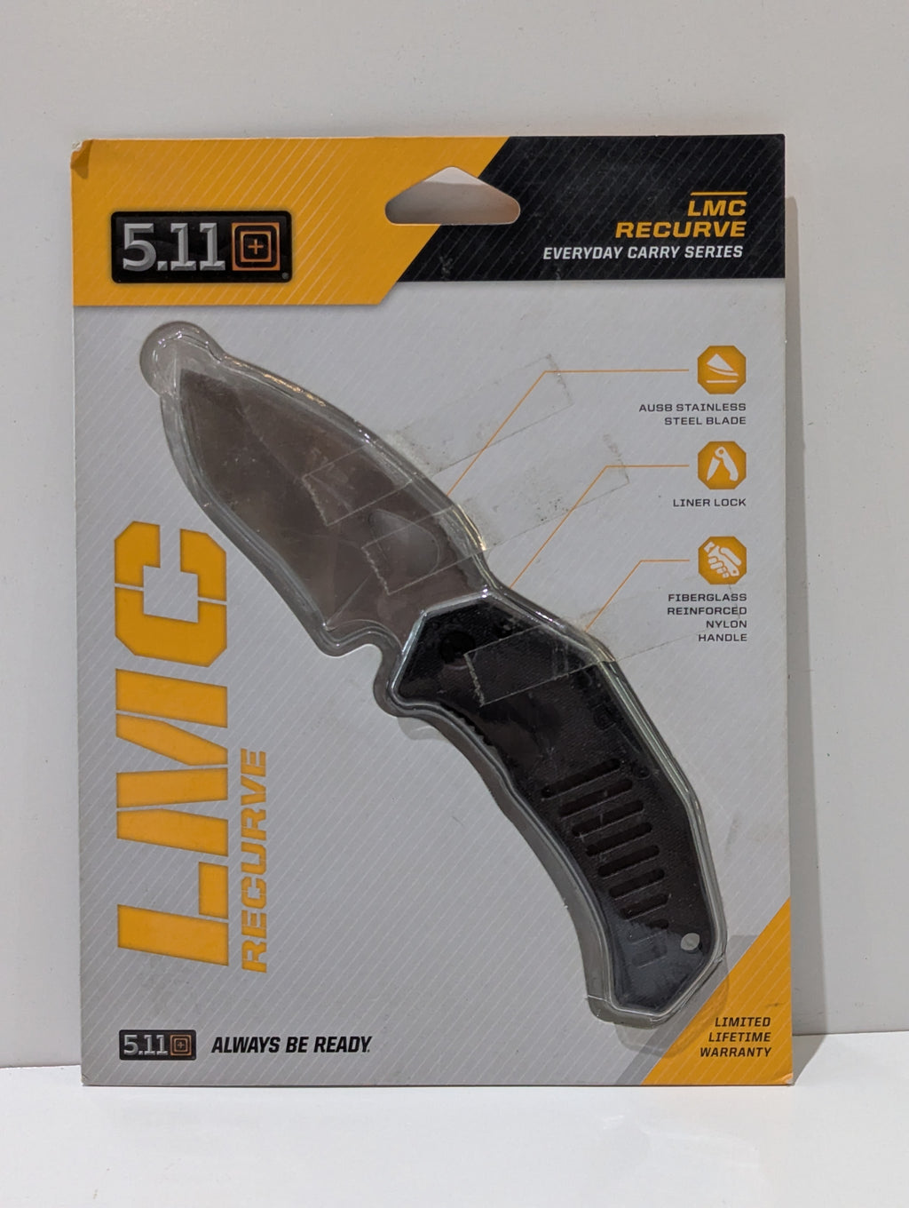 5.11 Tactical LMC Recurve Everyday Carry Series AUS8 Folding Knife New Sealed