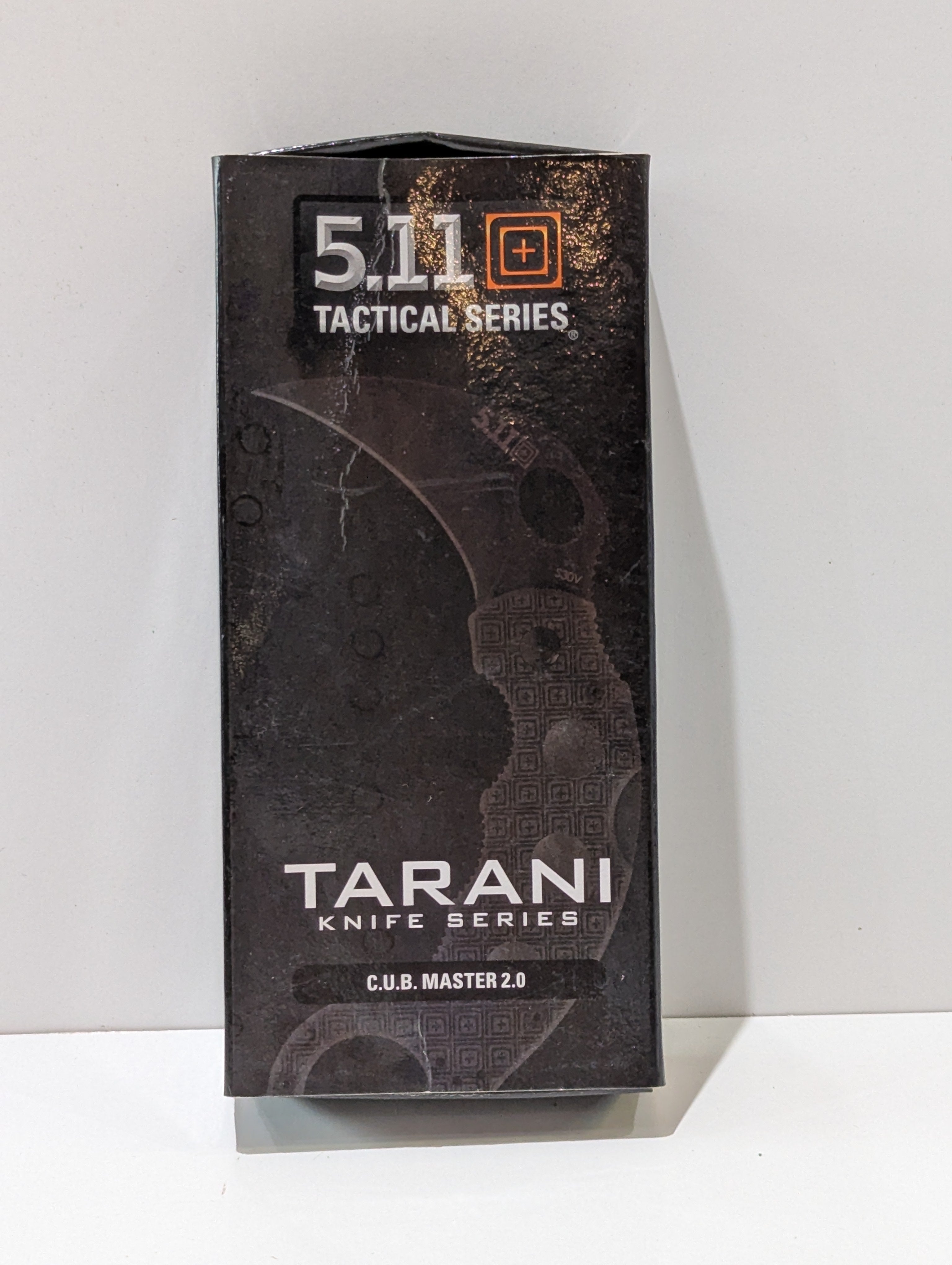 5.11 Tactical Tarani C.U.B. Master 2.0 Folding Karambit Knife S30V Gray G10 Boxed