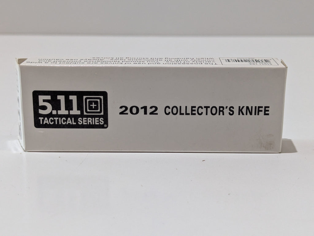 5.11 Tactical 2012 Collector's Knife Limited Edition Folding Knife Black Boxed