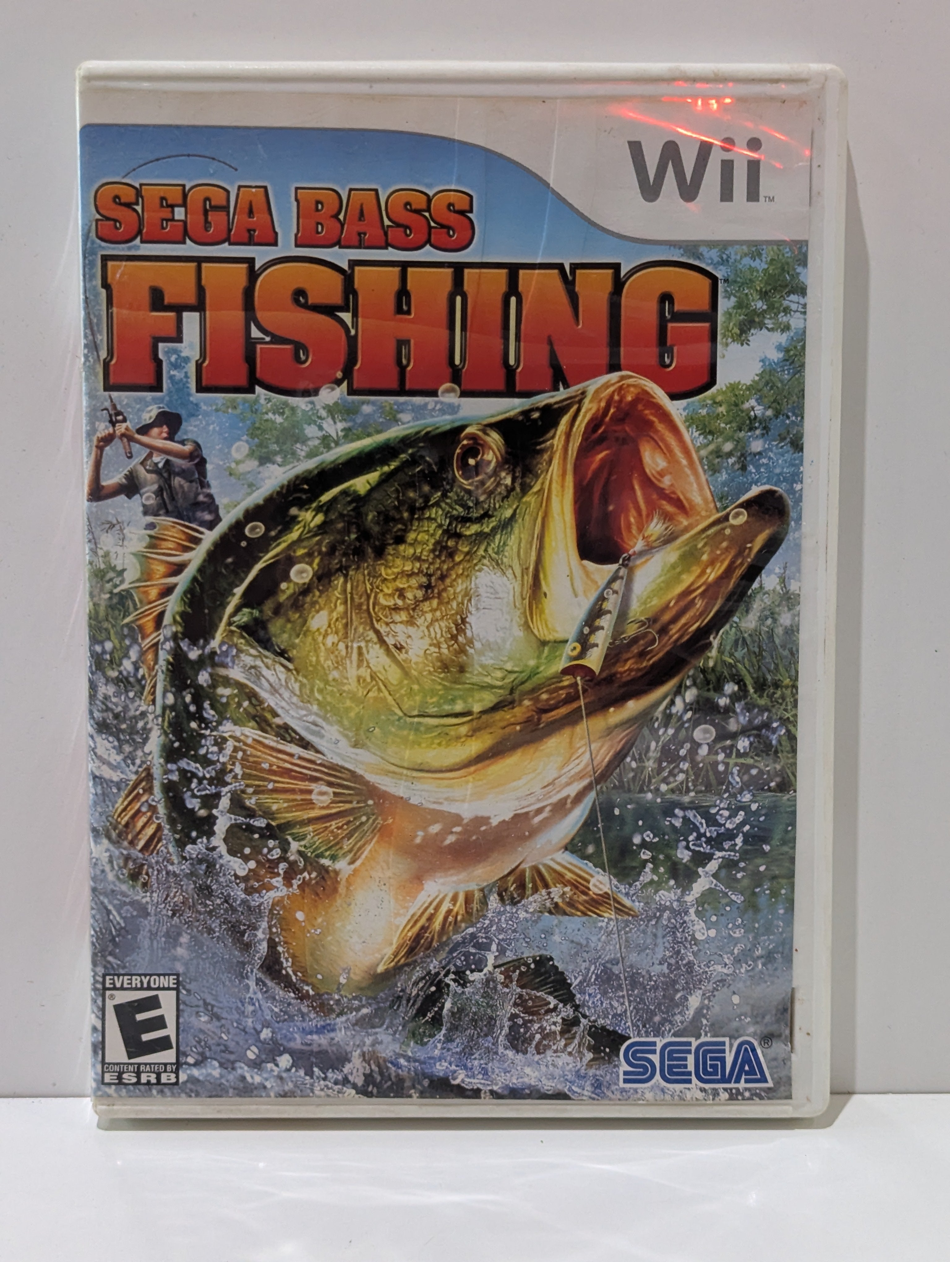 Sega Bass Fishing Nintendo Wii Video Game SEGA Motion Fishing Simulator Complete