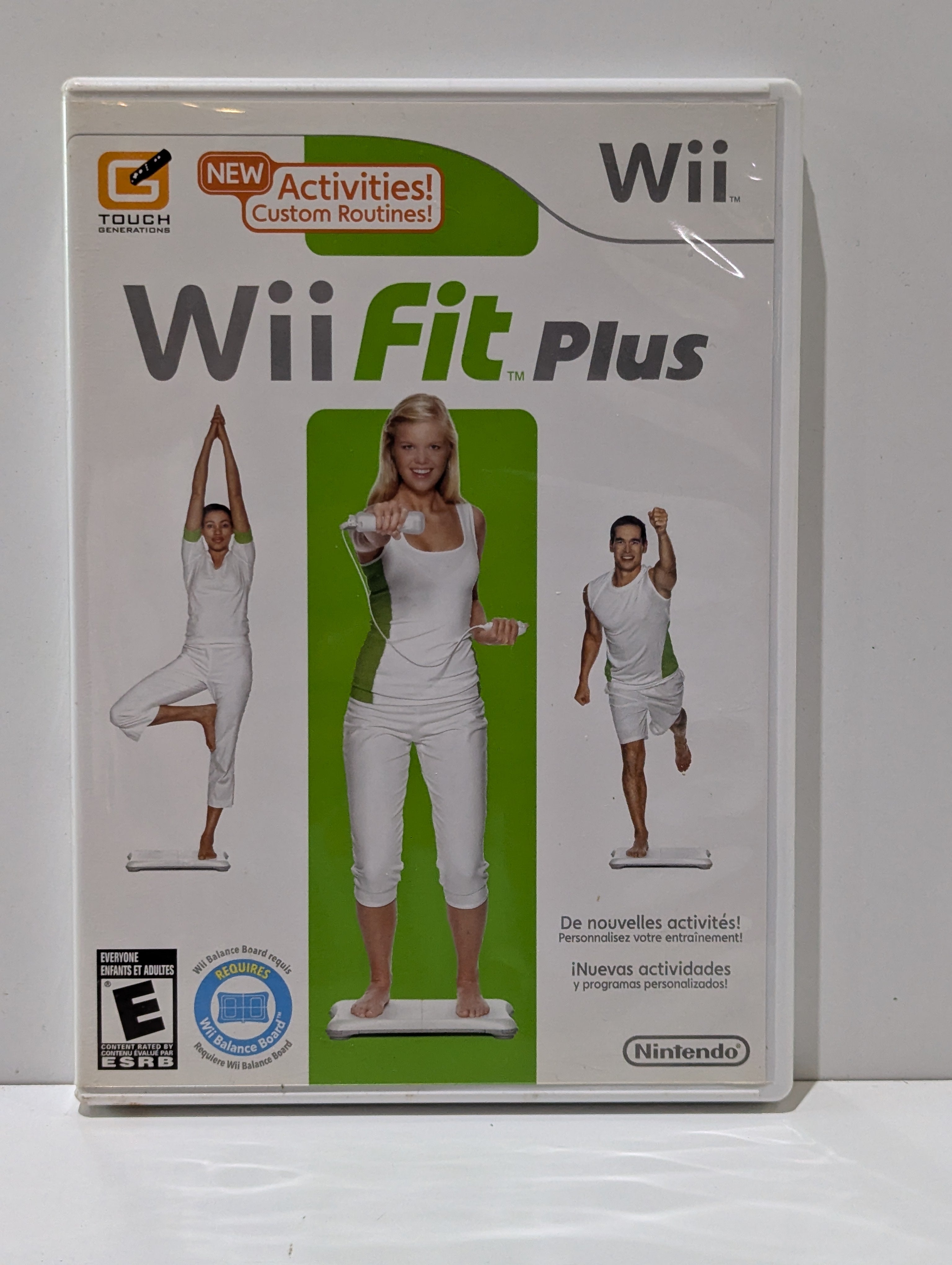 Nintendo Wii Fit Plus Video Game Wii Balance Board Compatible Fitness Exercise