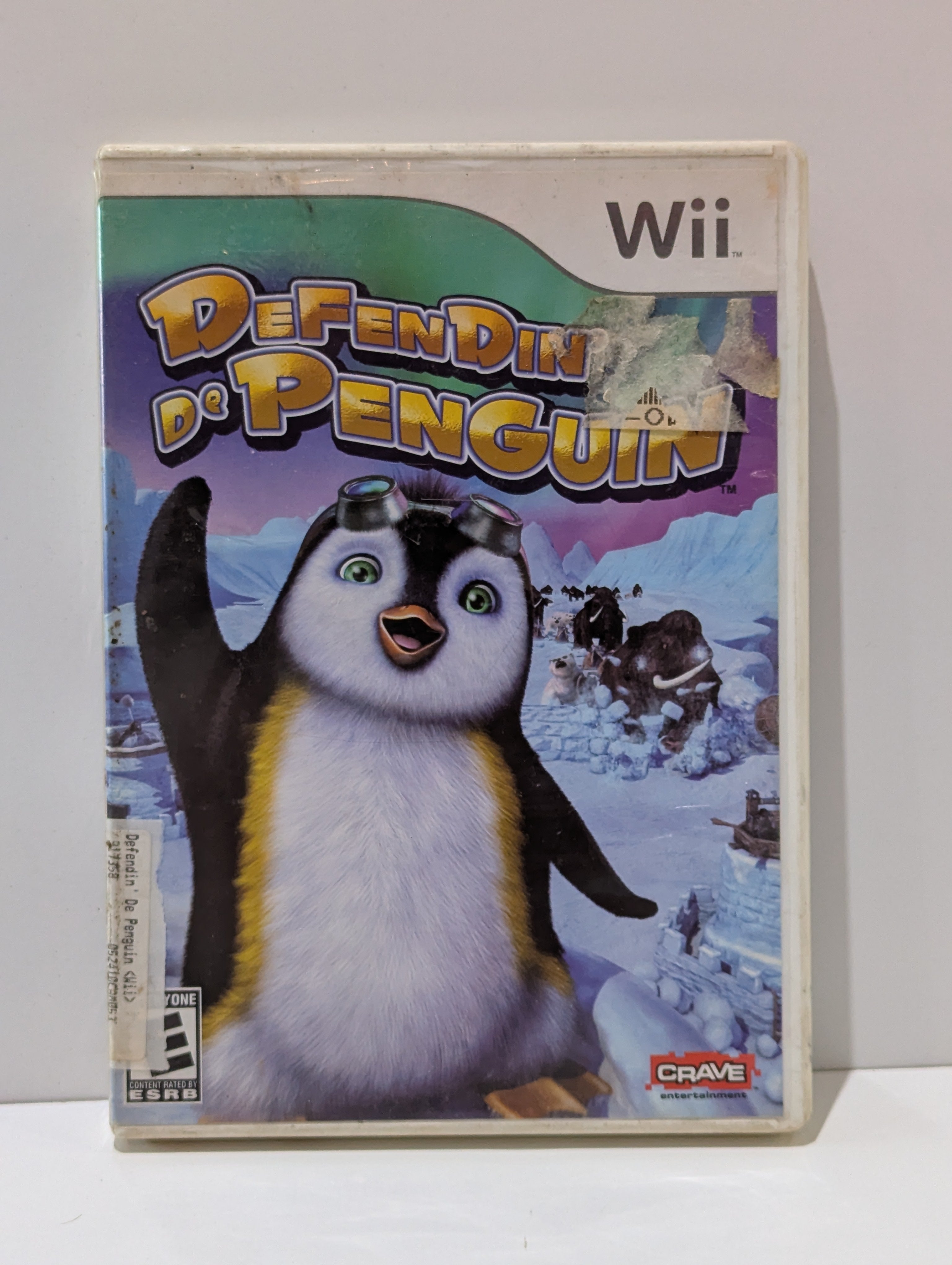 Defendin' De Penguin Nintendo Wii Video Game Crave Entertainment Family Adventure