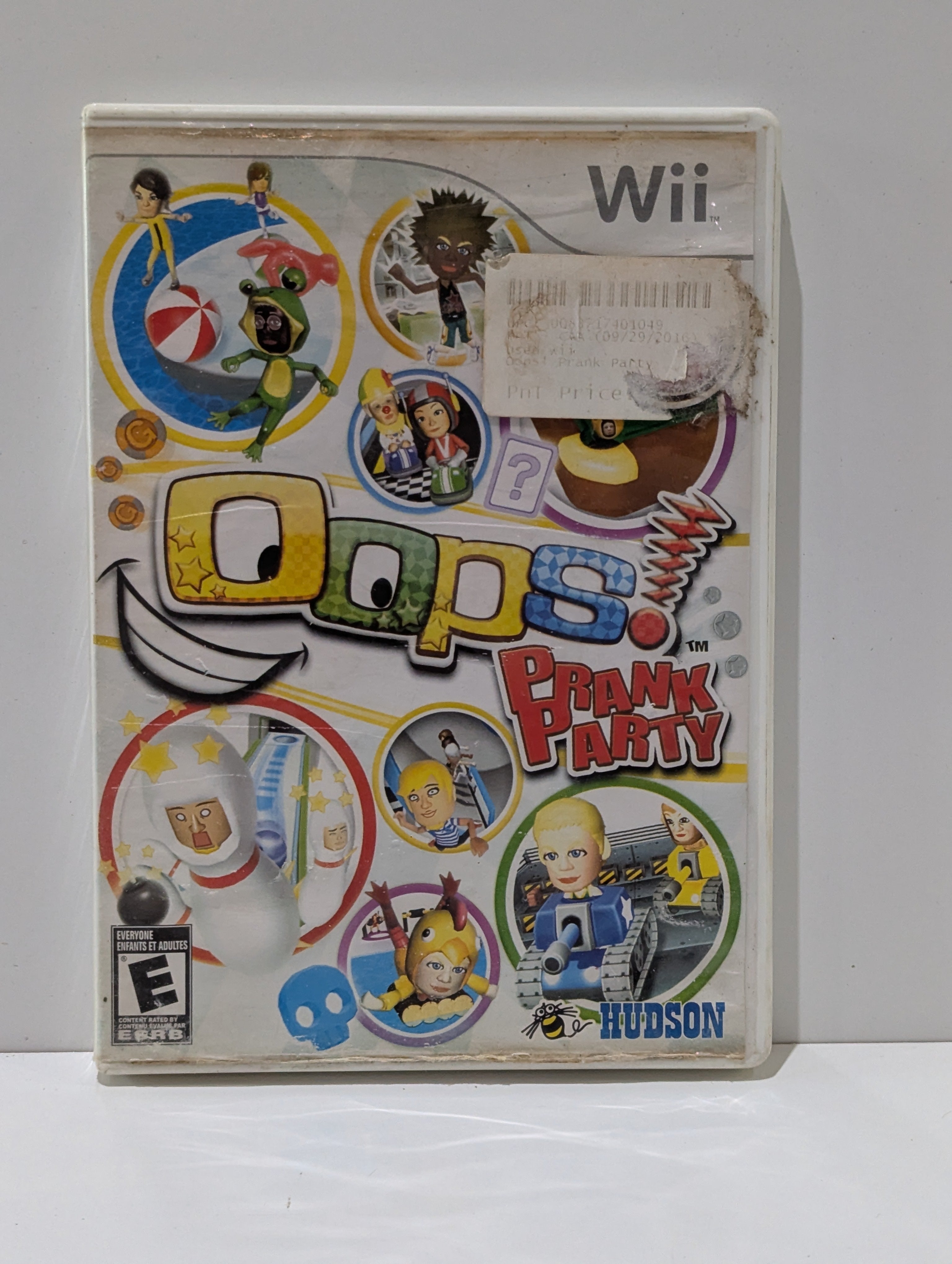 Oops! Prank Party Nintendo Wii Video Game Hudson Soft Family Party Mini Games
