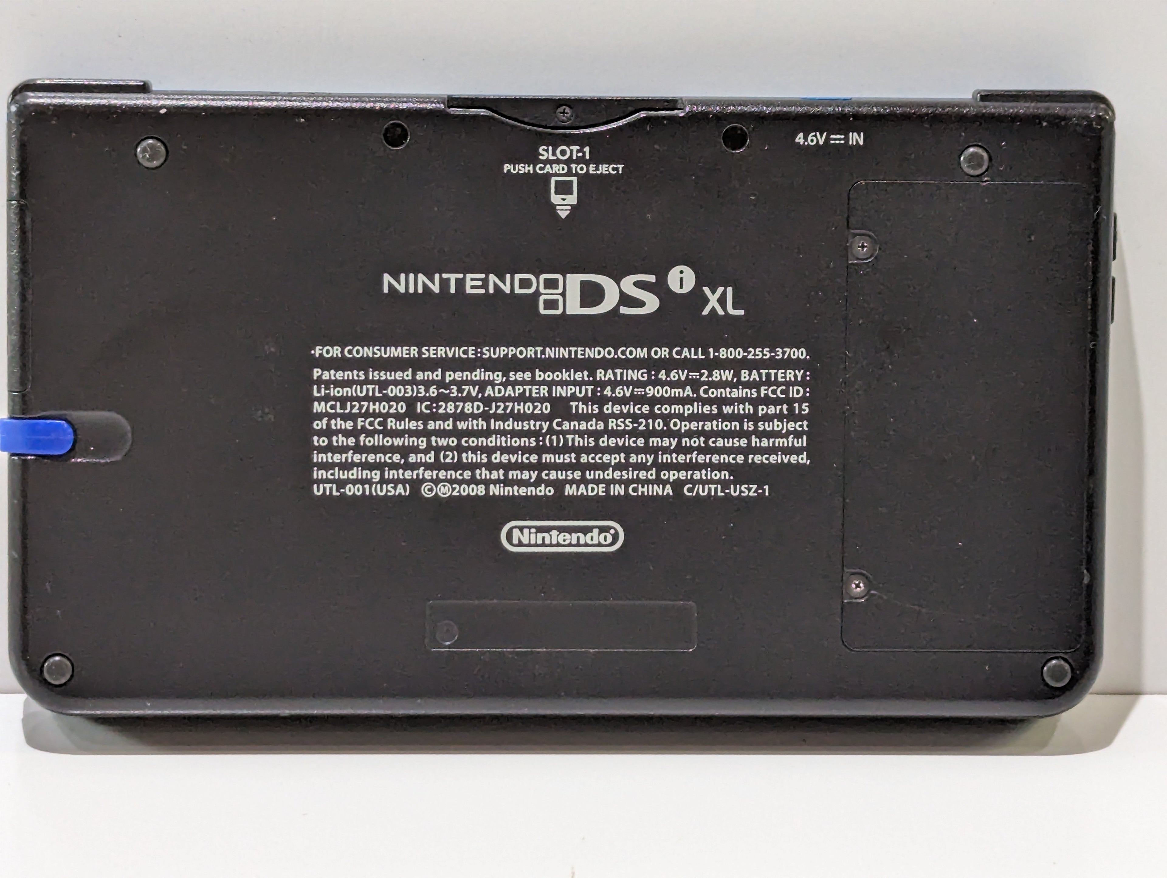 Nintendo DSi XL Blue Handheld Console System UTL-001 Tested Cosmetic Wear OEM