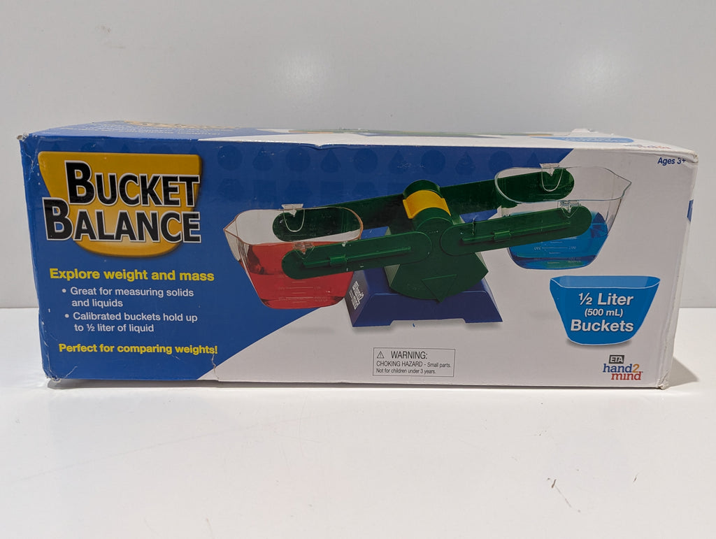 ETA Hand2Mind Bucket Balance Science Classroom Measuring Scale 500mL Educational Toy