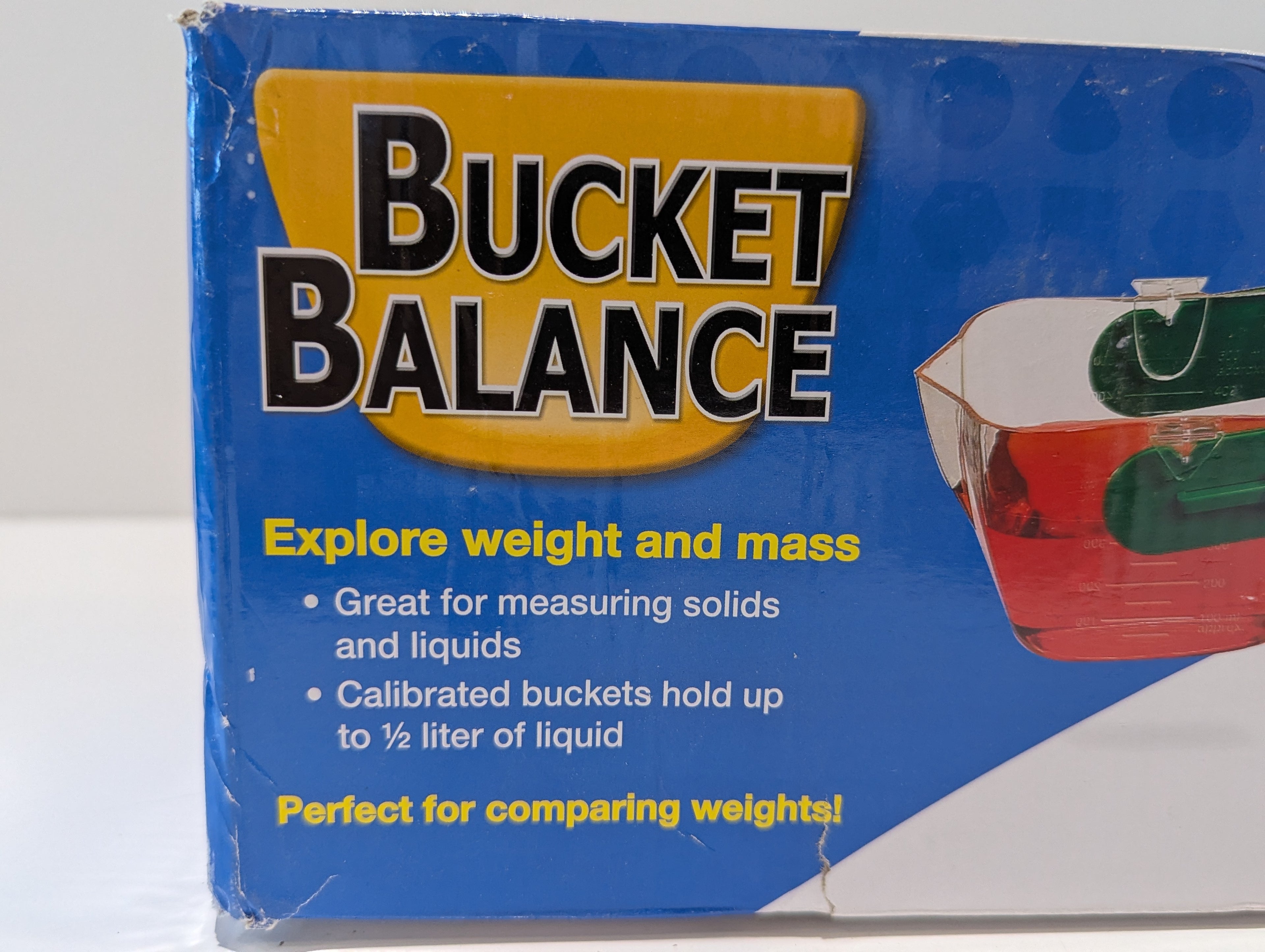 ETA Hand2Mind Bucket Balance Science Classroom Measuring Scale 500mL Educational Toy