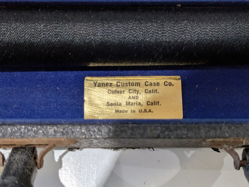 Vintage Two Piece Pool Cue With Yanez Custom Case Co. Hard Carrying Case USA