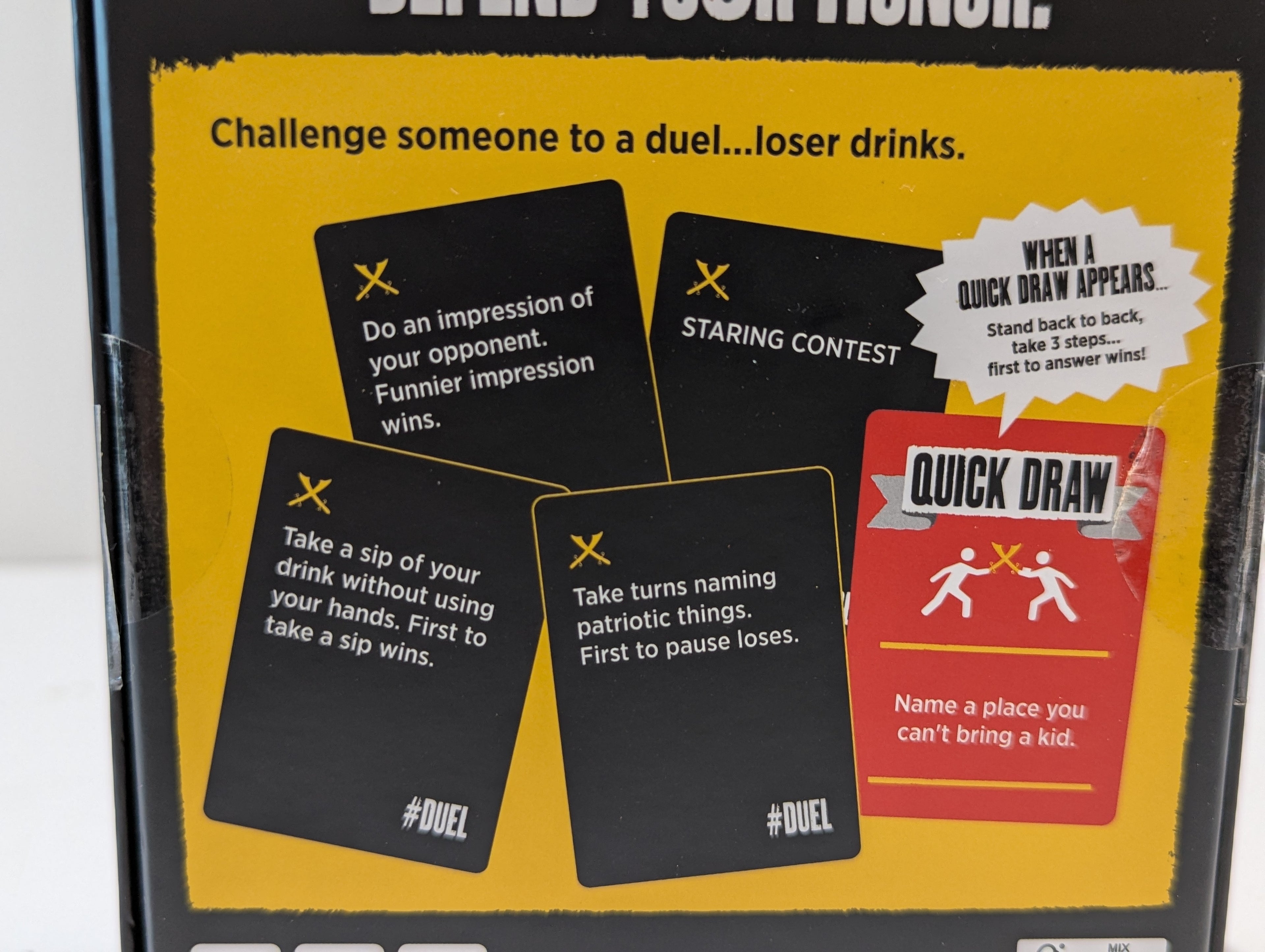 Duel A Drinking Game Hydration Edition DSS Games Complete Party Card Game 21+