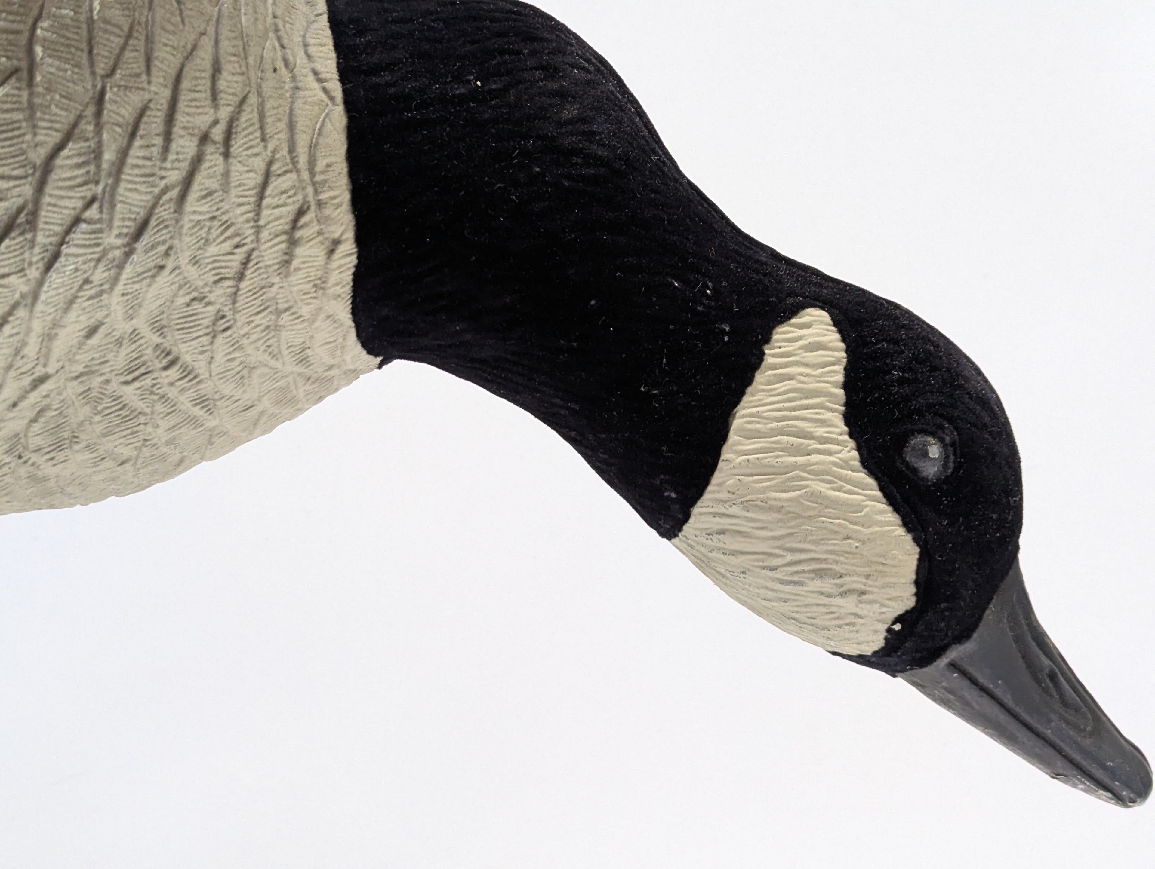 Canada Goose Hunting Decoy With Metal Display Stand Realistic Field Decoy Decor