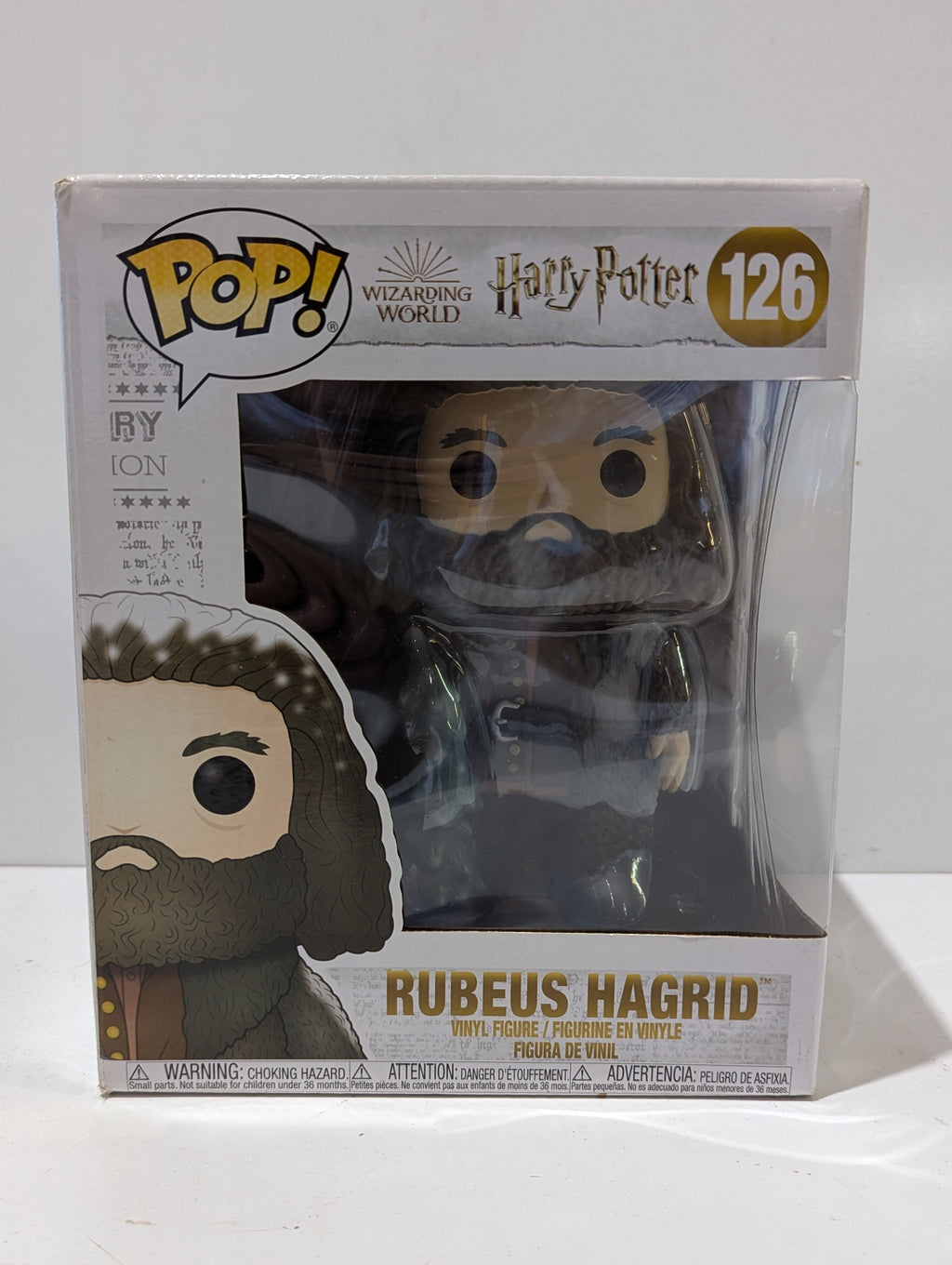 Funko Pop! Rubeus Hagrid #126 Harry Potter Wizarding World 6 Inch Vinyl Figure