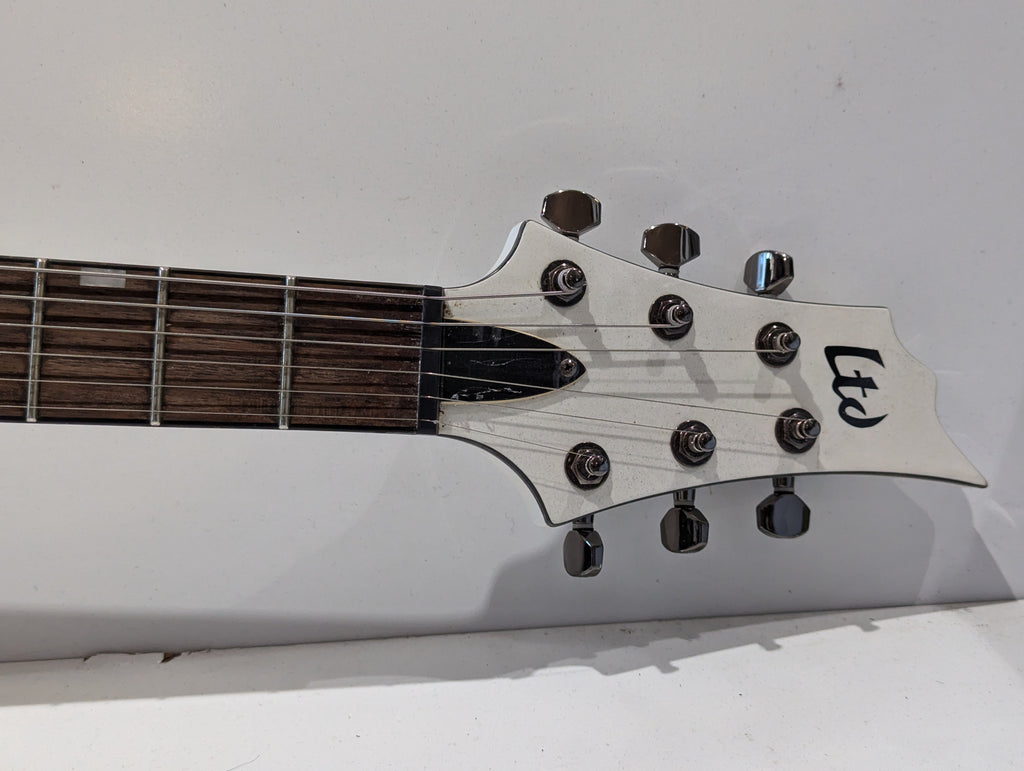 ESP LTD H-330NT White Electric Guitar EMG Pickups Indonesia IW11070897 Strap