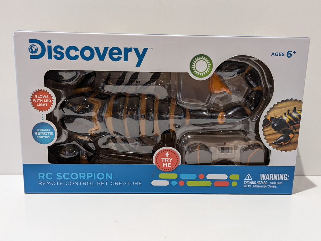 Discovery RC Scorpion Remote Control Pet Creature LED Light Wireless Toy Ages 6+