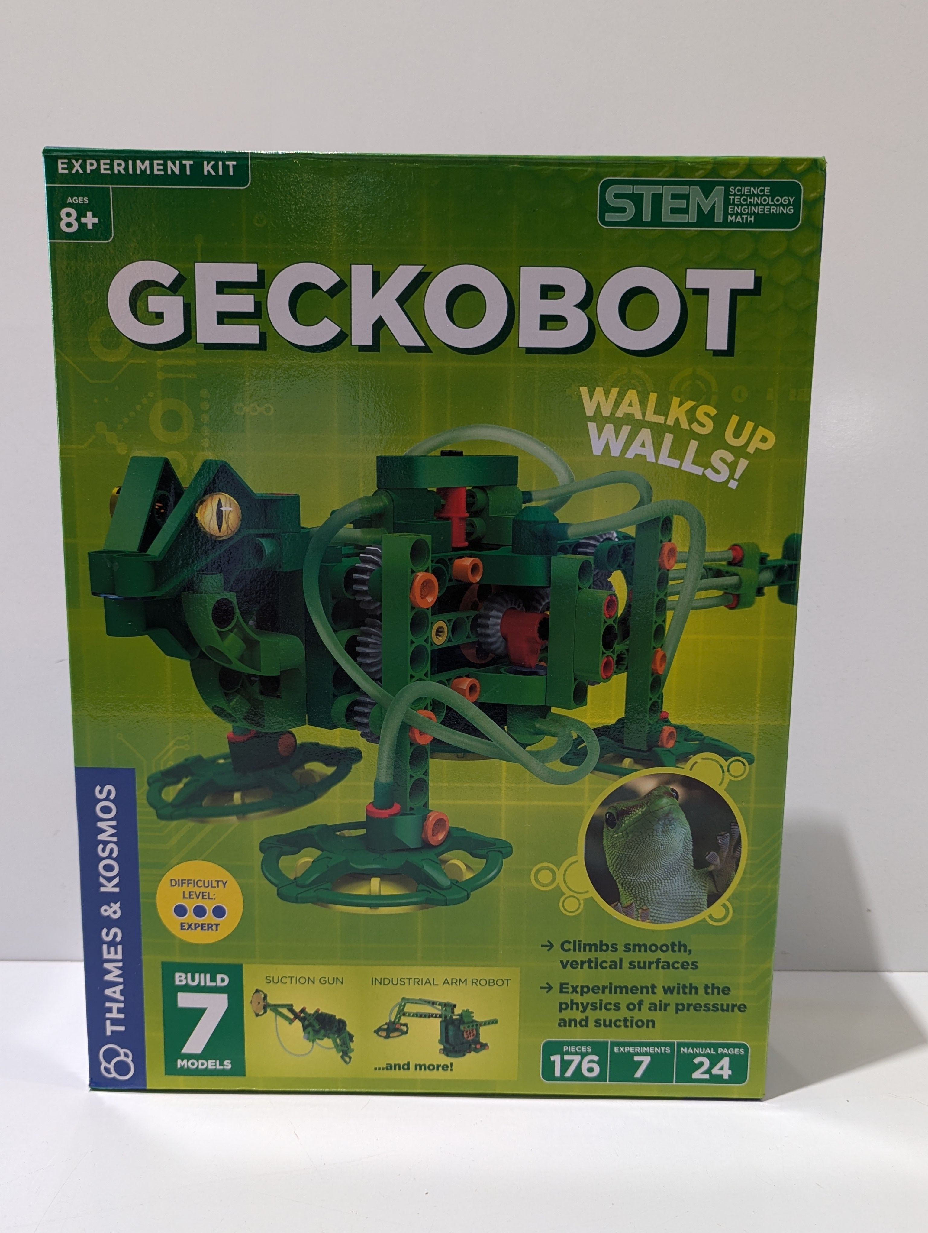 Thames & Kosmos Geckobot STEM Experiment Kit 176 Pieces Build 7 Models Ages 8+