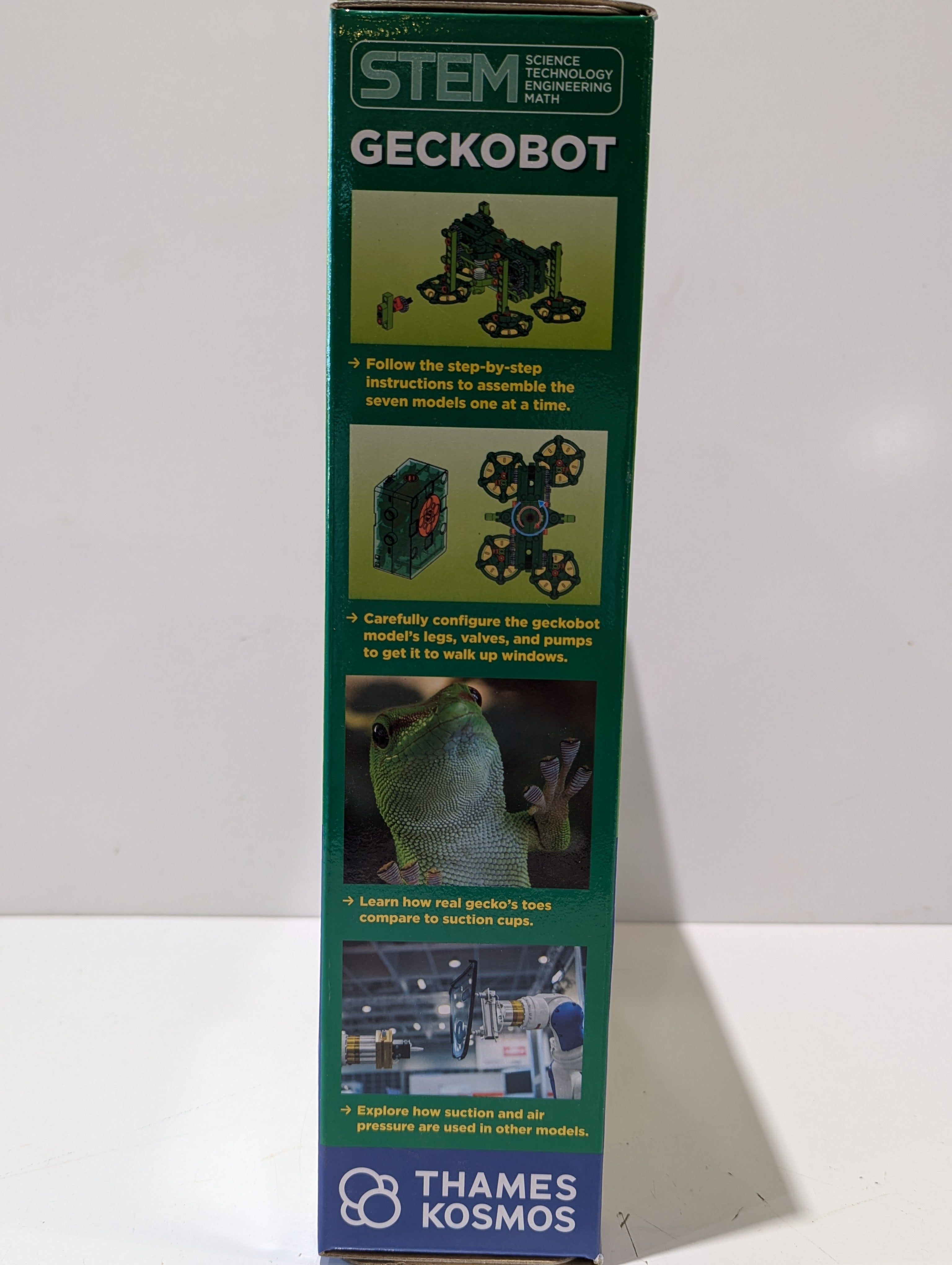 Thames & Kosmos Geckobot STEM Experiment Kit 176 Pieces Build 7 Models Ages 8+