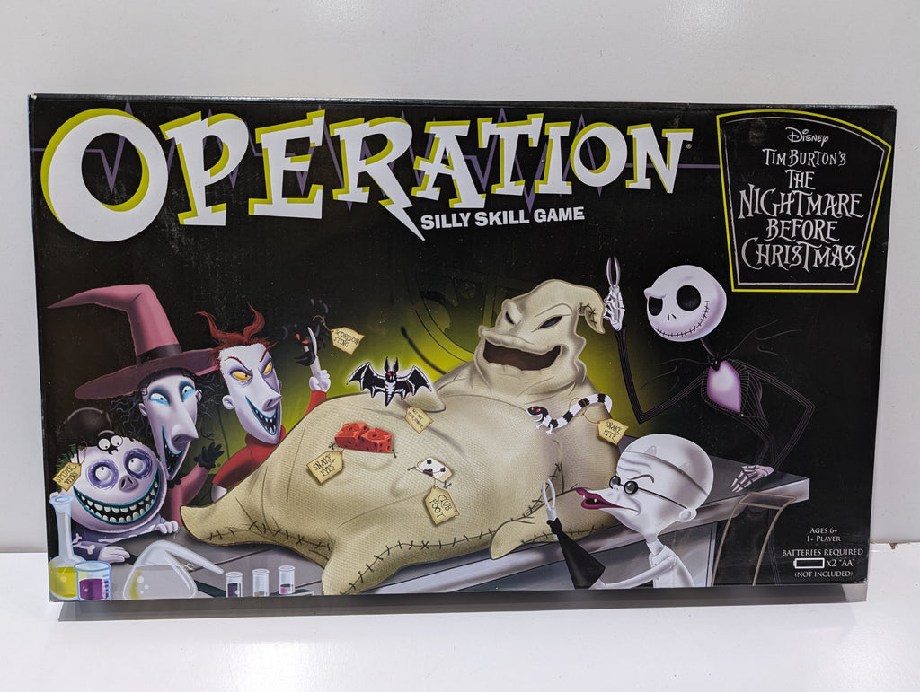 Disney Tim Burton's The Nightmare Before Christmas Operation Collector's Edition Board Game
