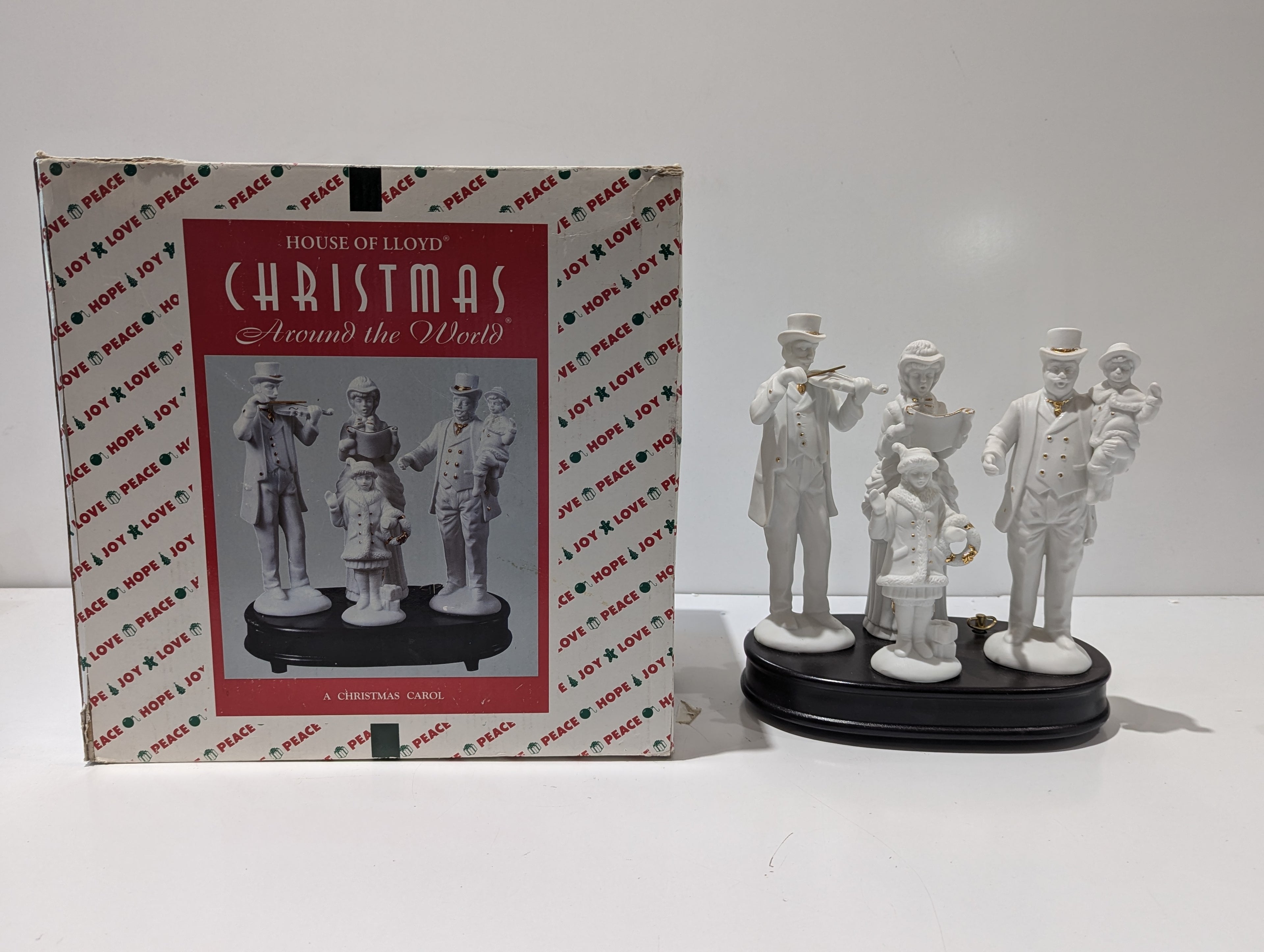 Vintage House Of Lloyd Christmas Around The World A Christmas Carol Figurine Set