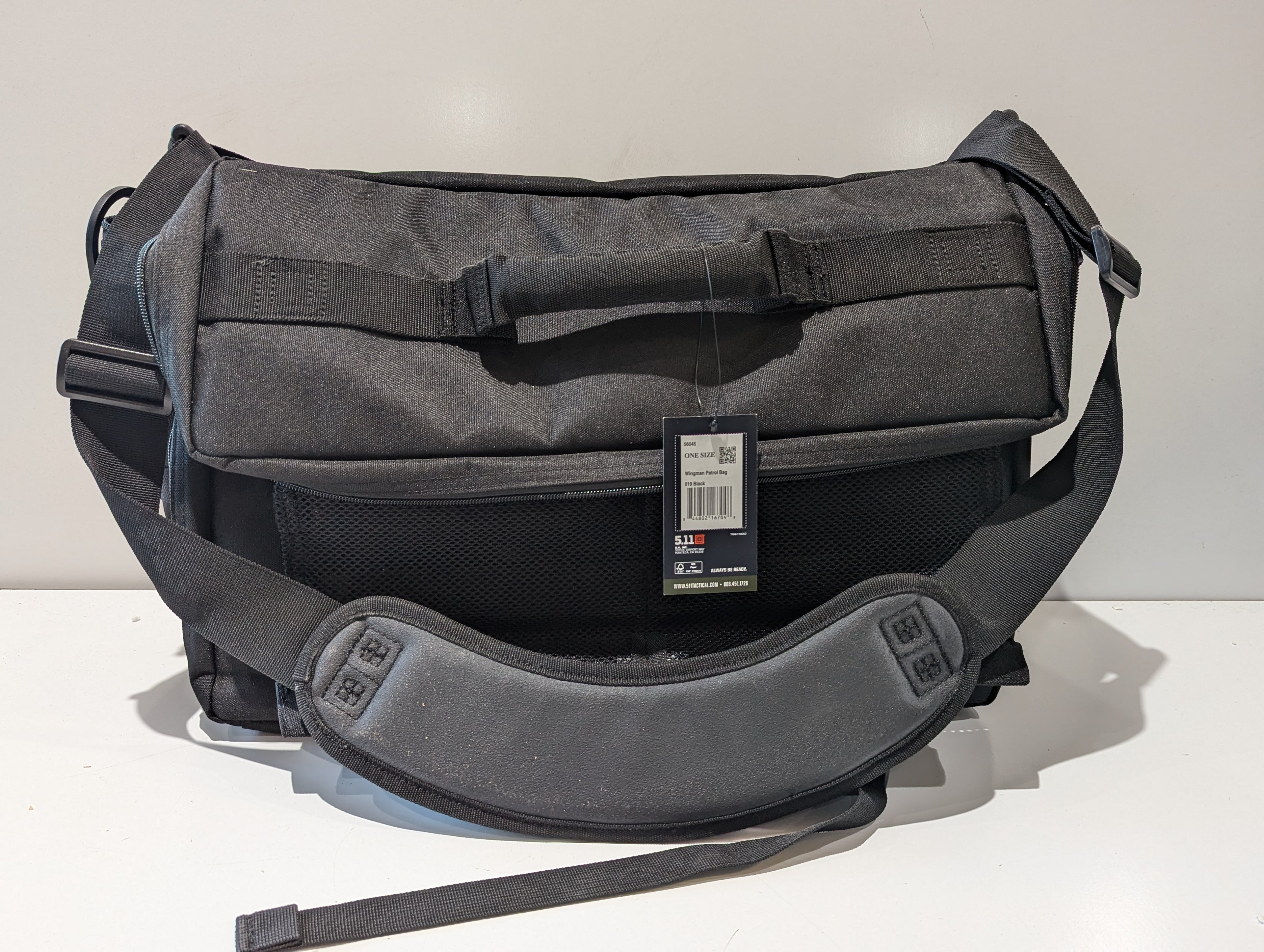 5.11 Tactical Wingman Patrol Bag Black Duty Gear Messenger Laptop Shoulder Bag