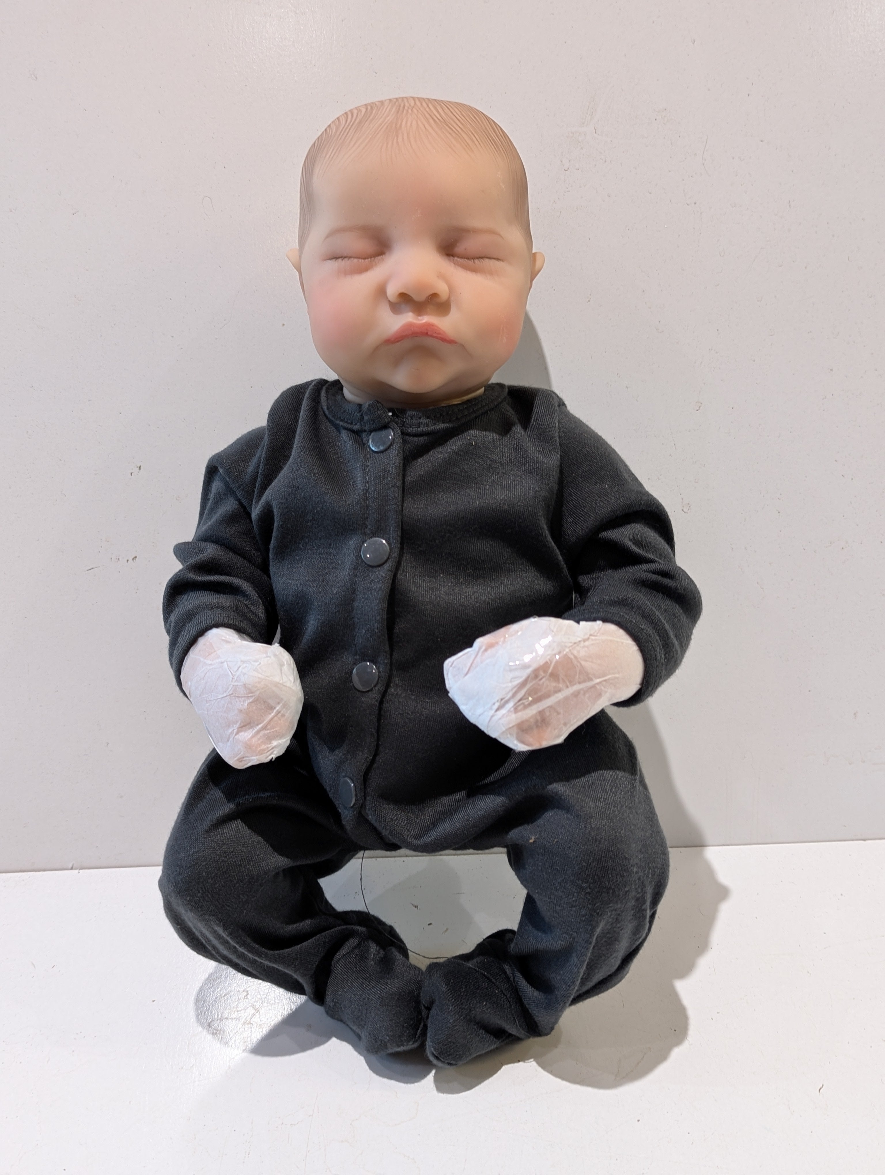 Realistic Sleeping Reborn Baby Doll Closed Eyes Soft Body Lifelike Infant 19 Inch