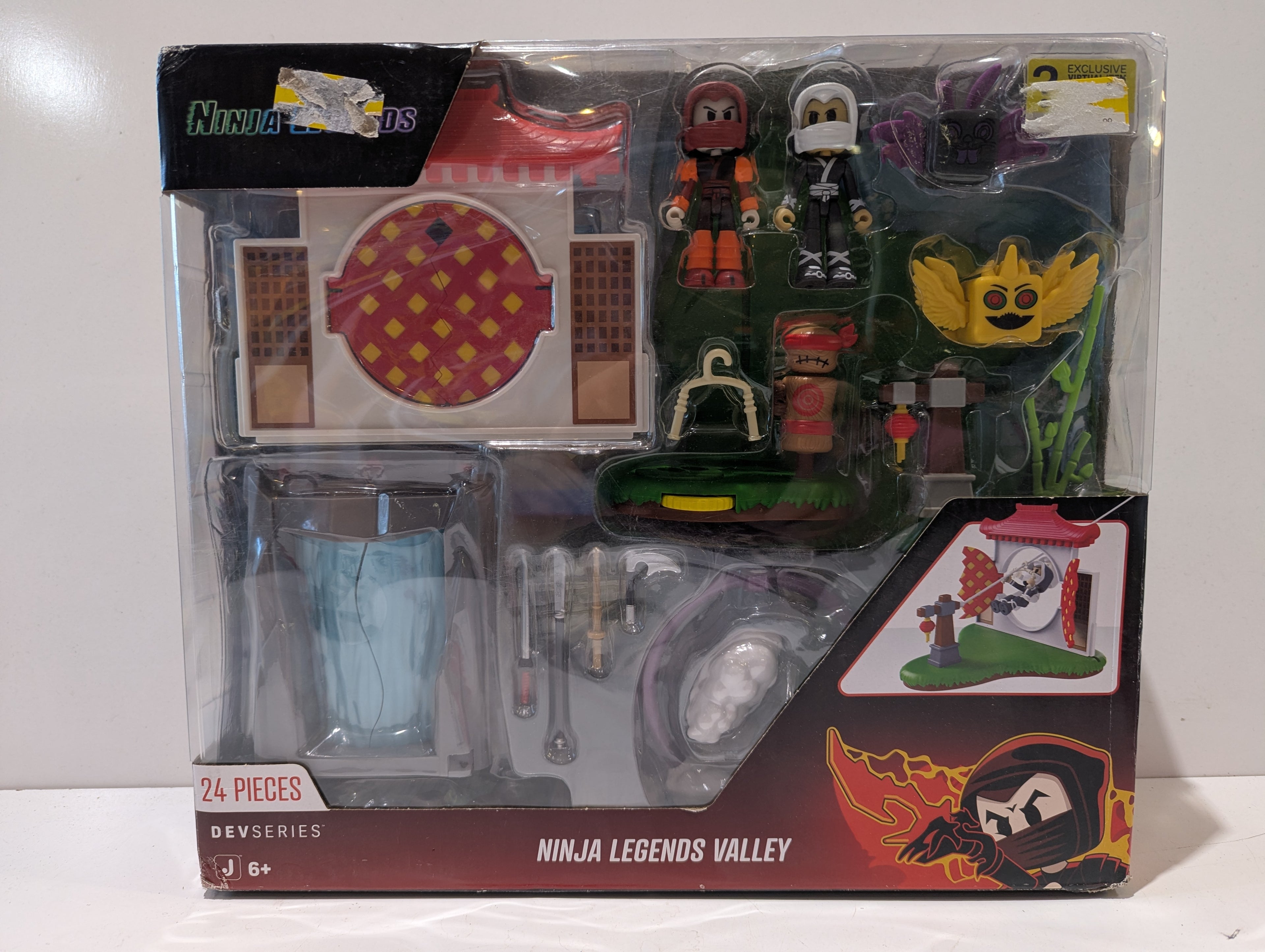 Ninja Legends Valley 24 Piece Exclusive Mini Figure Playset DevSeries Ages 6+