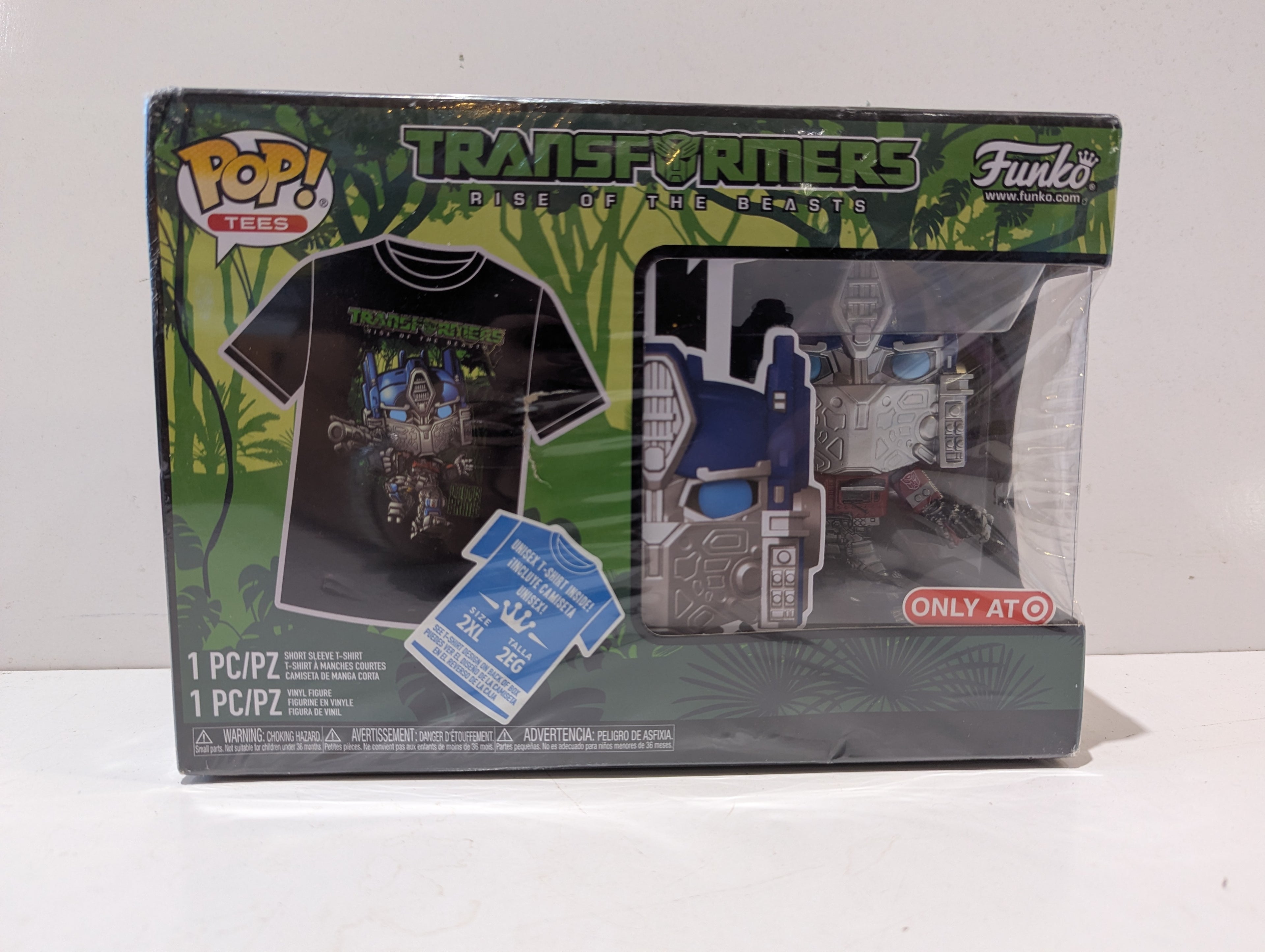 Funko Pop! Tees Transformers Rise Of The Beasts Optimus Prime Figure Shirt 2XL
