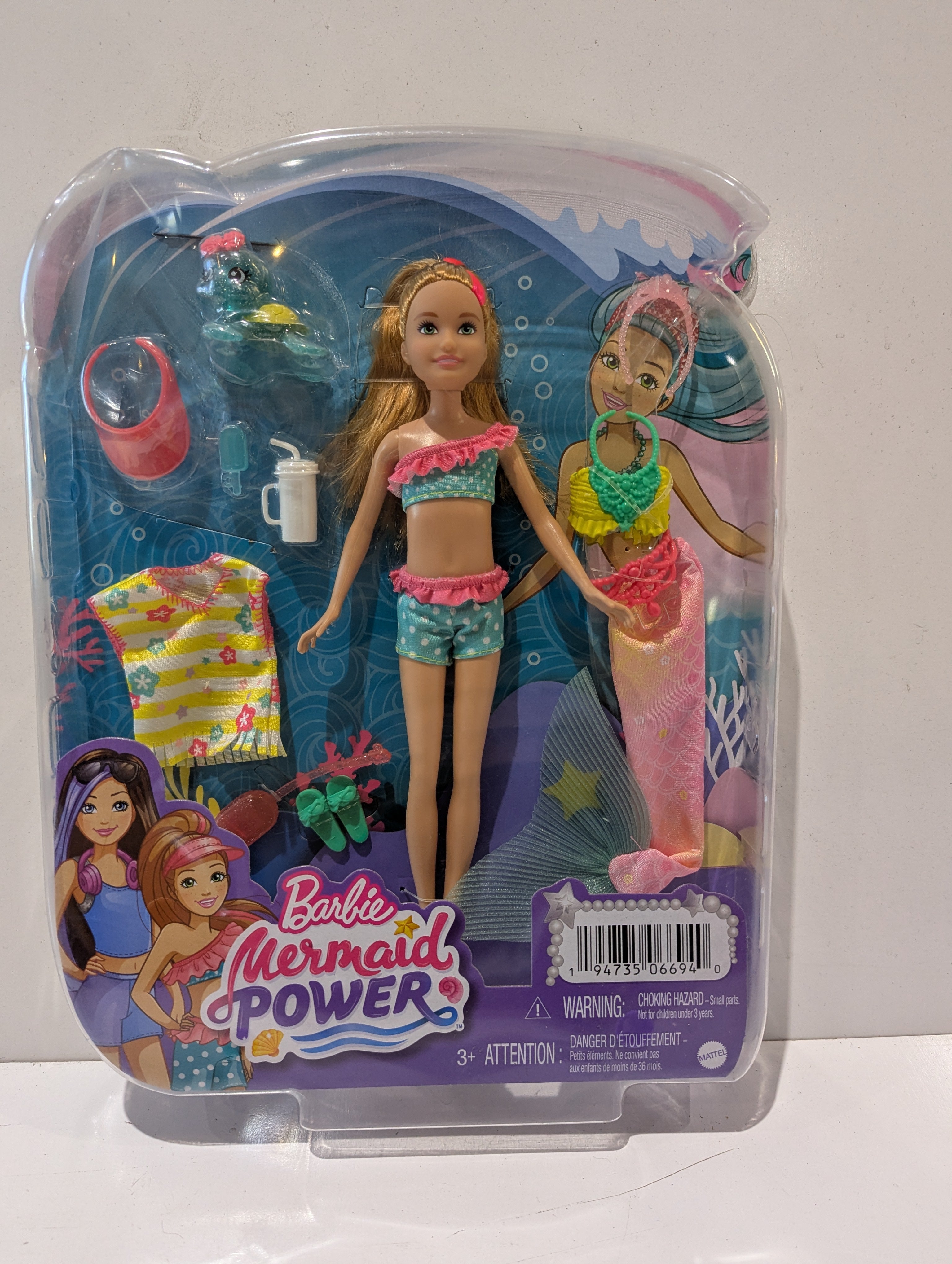 Barbie Mermaid Power Chelsea Doll Mermaid Outfit Mattel Swim Adventure Playset