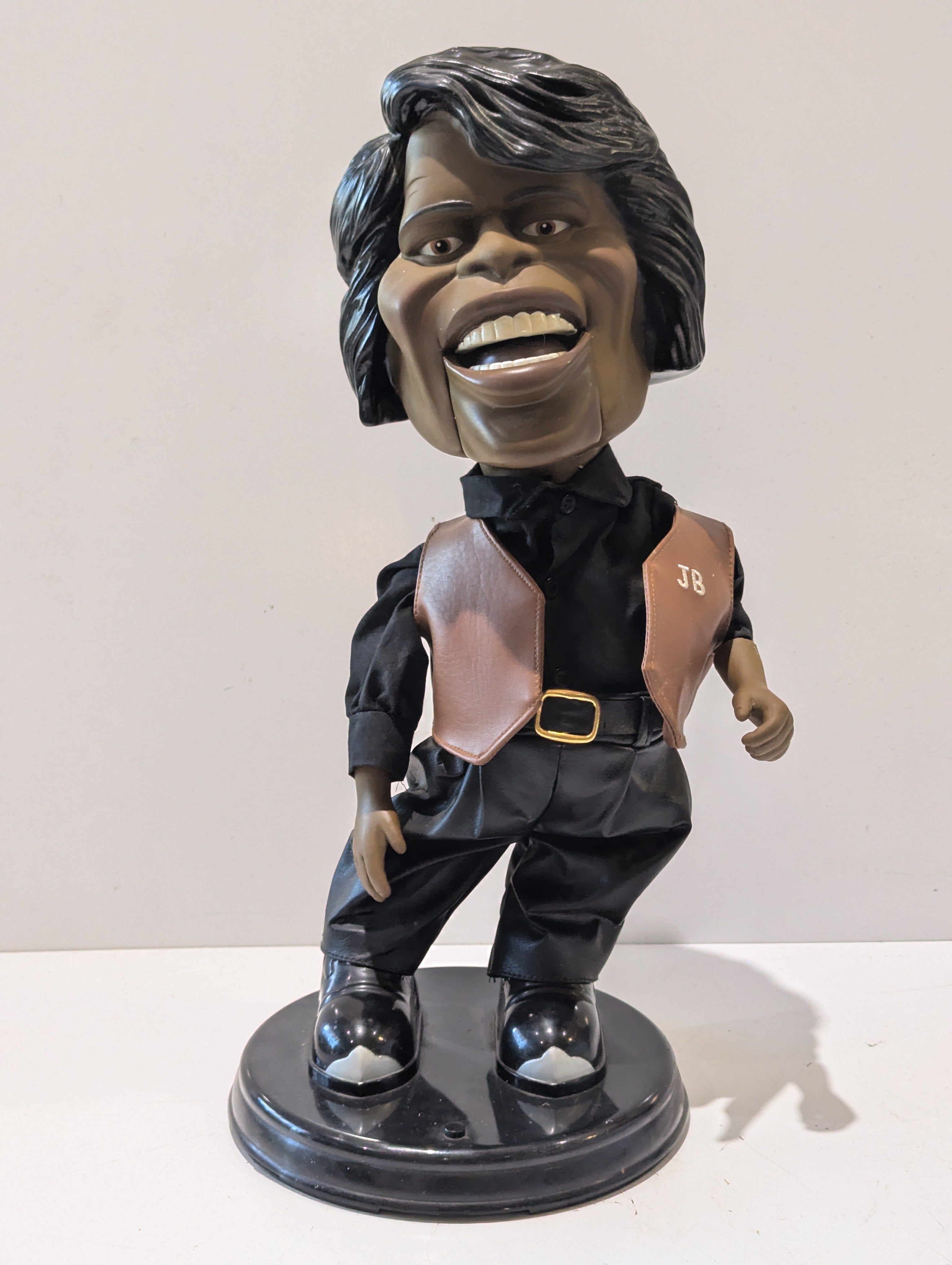 James Brown Talking Dancing Bobblehead Figure Electronic Soul Music Collectible