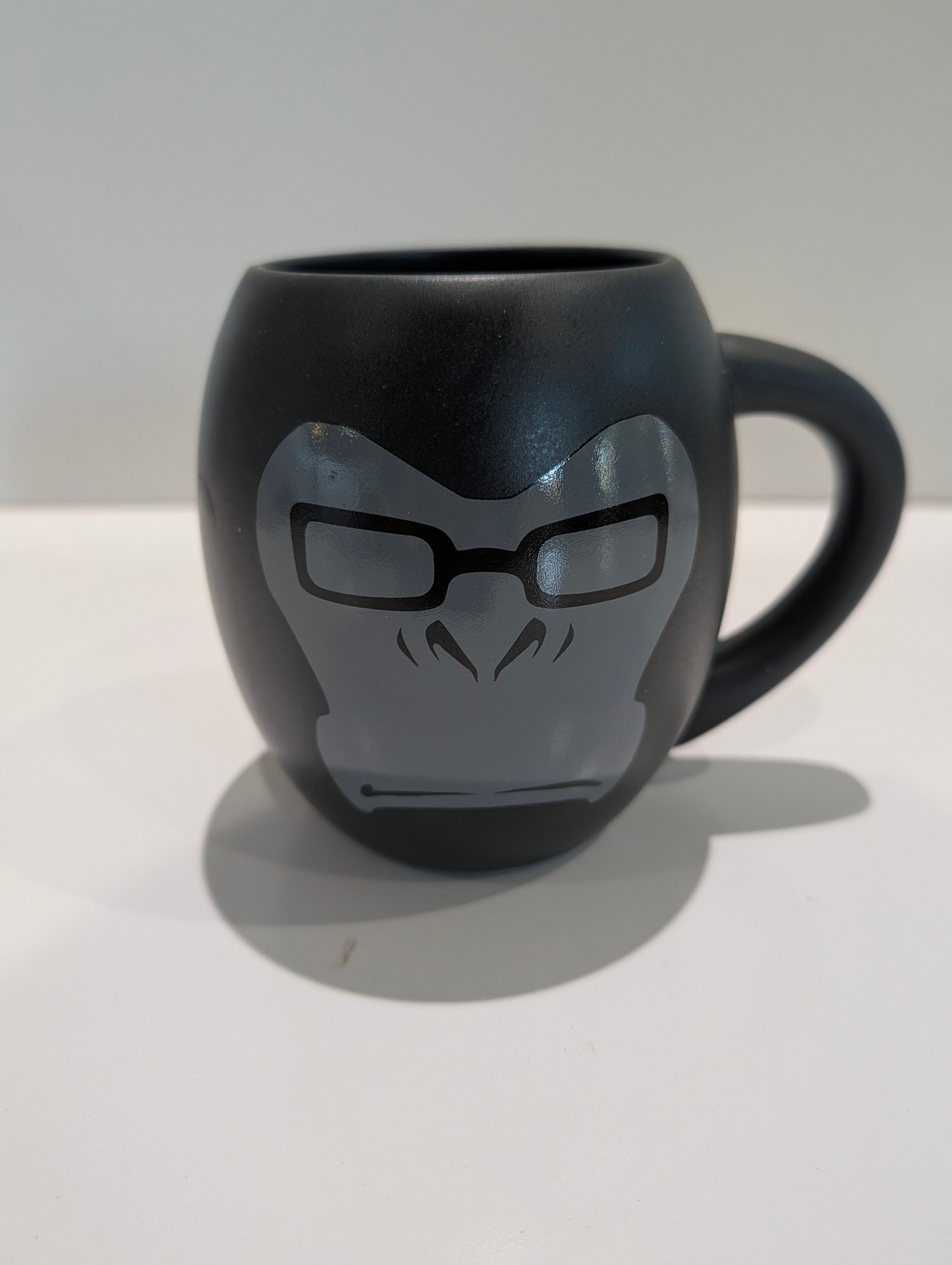 Blizzard Overwatch Winston Coffee Mug 18 Oz. Face Logo, Gray Ceramic Video Game
