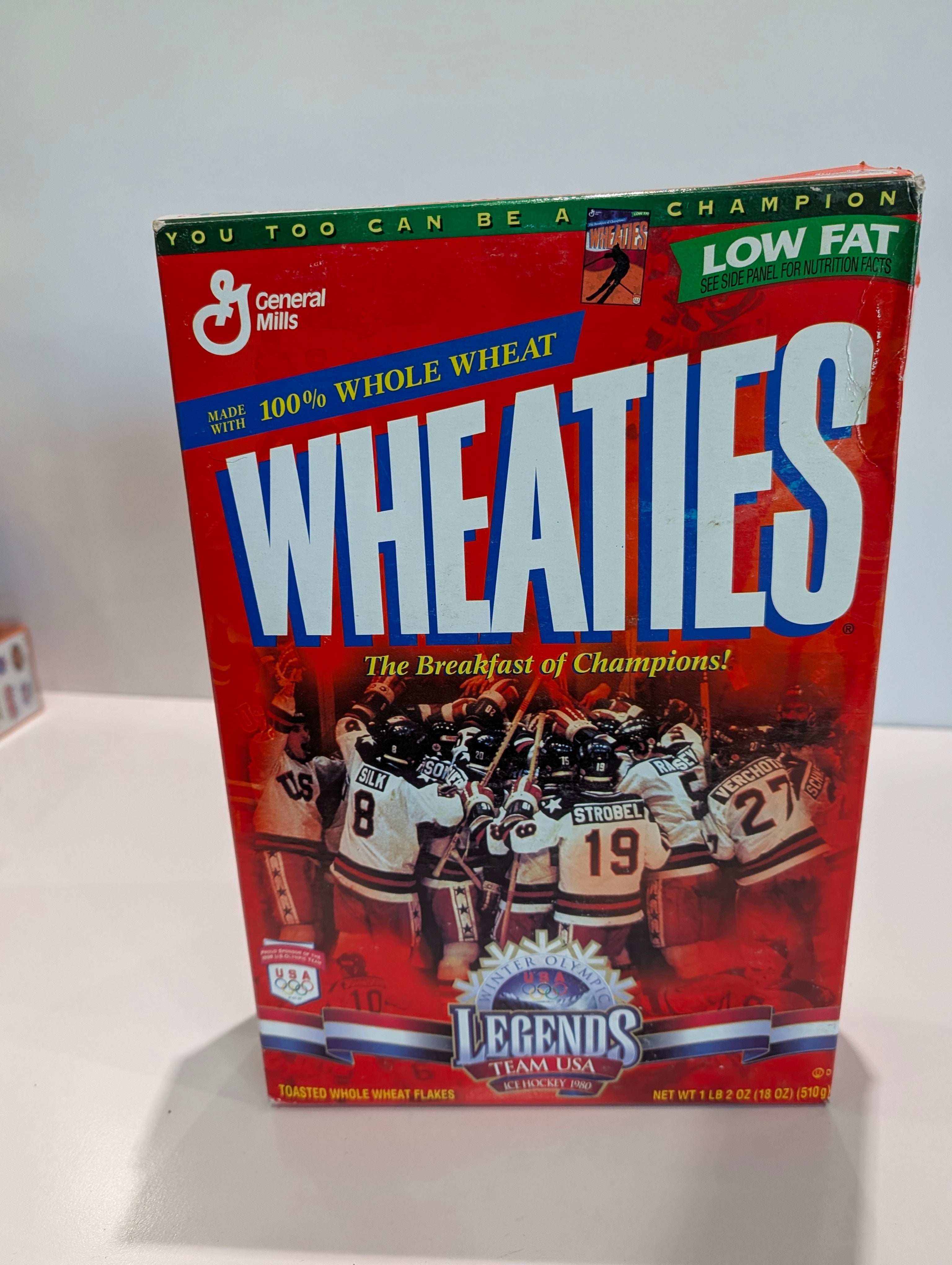 1999 Wheaties Team USA Miracle On Ice Legends Olympic Hockey Collector Box